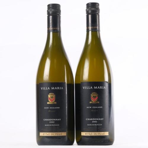 (2) 2002 Villa Maria Reserve Chardonnay, Marlborough