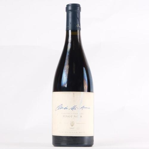 (1) 2007 Millton Clos de Ste Anne Naboth's Vineyard Pinot Noir, Gisborne