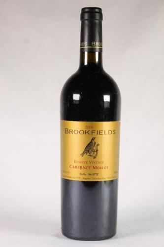 (1) 2006 Brookfields Reserve Vintage Cabernet Sauvignon/Merlot, Hawkes Bay