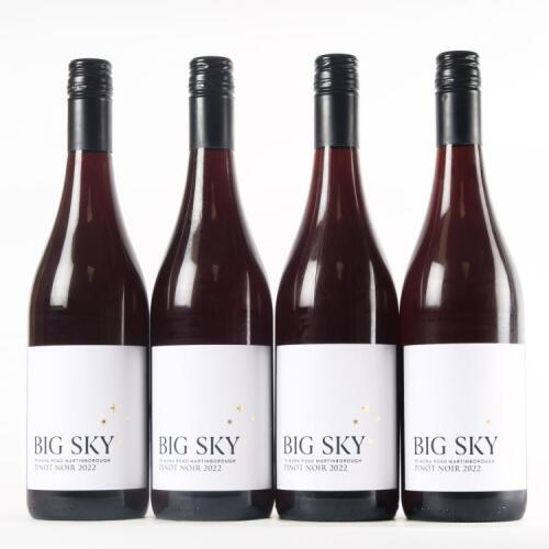 (4) 2022 Big Sky Te Muna Road Pinot Noir, Martinborough