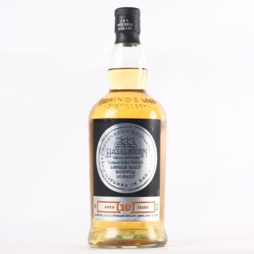 (1) Hazelburn 10 Year Old Triple Distilled Single Malt Whisky 700ml 46% ABV, Campbeltown