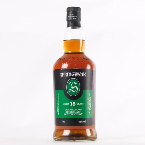 (1) Springbank 15 Year Old Single Malt Whisky 700ml 46% ABV, Campbeltown