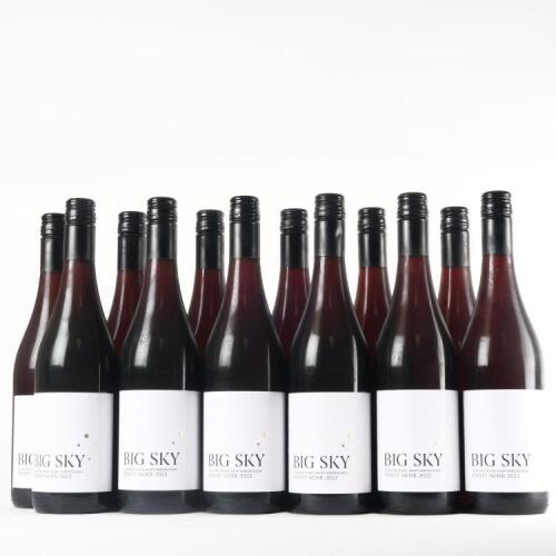 (12) 2022 Big Sky Te Muna Road Pinot Noir, Martinborough