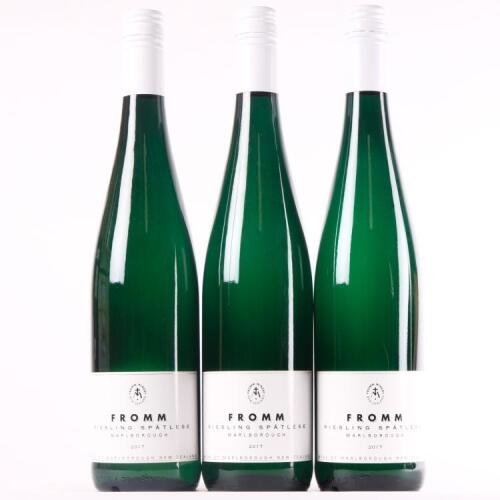(3) 2017 Fromm Riesling Spatlese, Marlborough