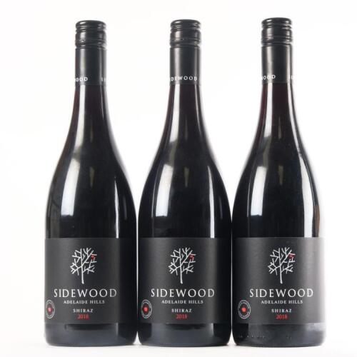 (3) 2018 Sidewood Estate Shiraz, Adelaide Hills SA