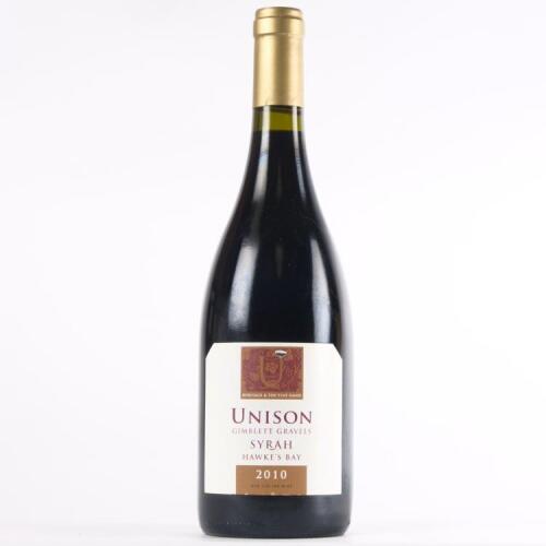(1) 2010 Unison Selection Syrah, Gimblett Gravels