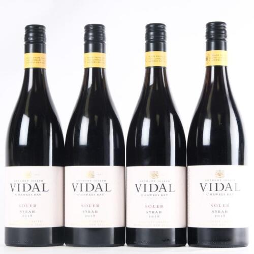 (4) 2018 Vidal Estate Soler Syrah, Hawkes Bay