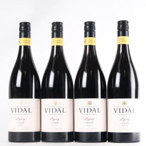 (4) 2019 Vidal Estate Legacy Series Syrah, Gimblett Gravels