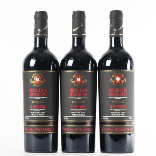 (3) 2015 Il Poggione Vigna Paganelli Brunello di Montalcino Riserva, Tuscany