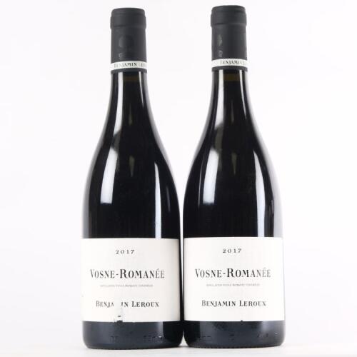 (2)&nbsp;2017 Benjamin Leroux Vosne Romanee, Cote de Nuits