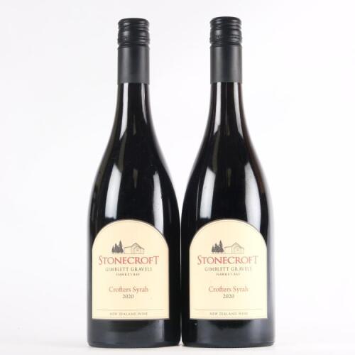 (2) 2020 Stonecroft Crofters Syrah, Gimblett Gravels