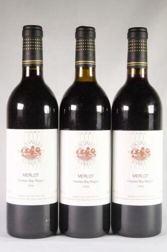 (3) 1990 Esk Valley Reserve Merlot, Hawkes Bay