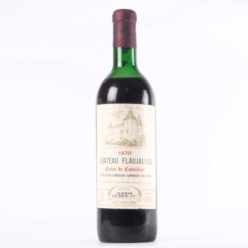 (1) 1970 Chateau Flaujagues, Cotes de Castillon