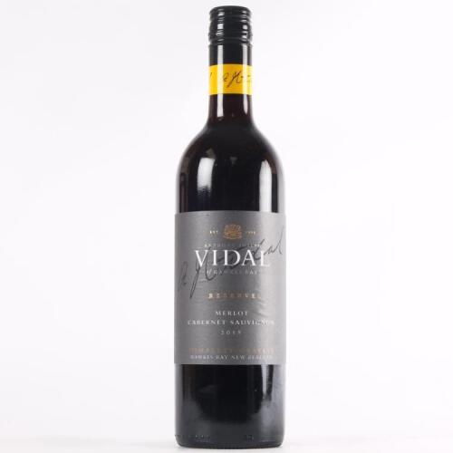 (1) 2018 Vidal Estate Reserve Merlot/Cabernet Sauvignon, Gimblett Gravels