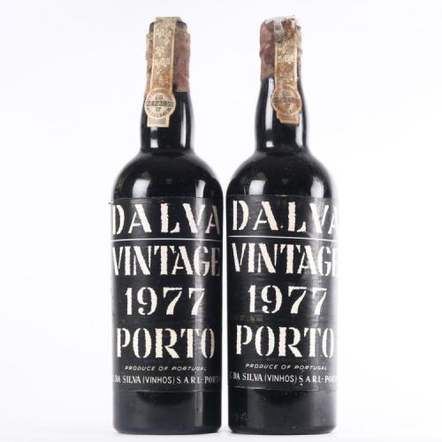 (2) 1977 C. da Silva Dalva Vintage Port, Oporto