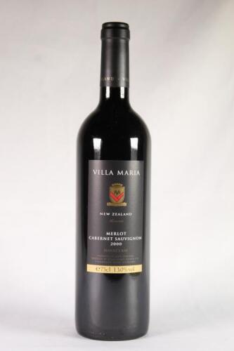 (1) 2000 Villa Maria Reserve Merlot/Cabernet Sauvignon, Hawkes Bay