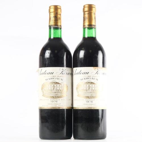 (2) 1976 Chateau Kirwan 3eme Cru Classe, Margaux