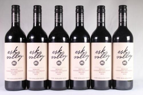 (6) 2013 Esk Valley Merlot/Cabernet Sauvignon/Malbec, Hawkes Bay