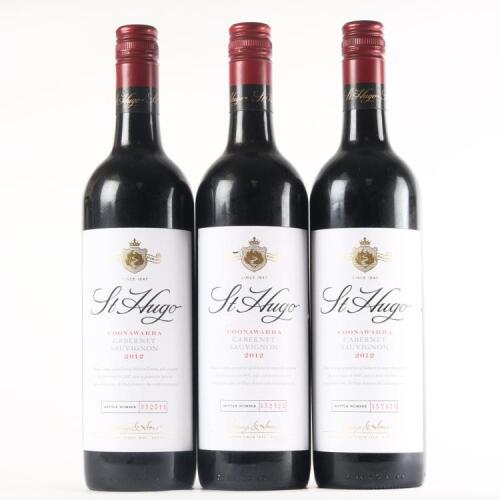 (3) 2012 Orlando St Hugo Cabernet Sauvignon, Coonawarra SA
