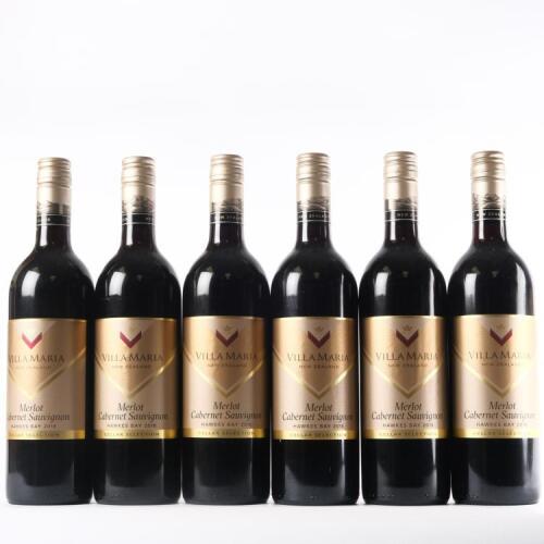 (6) 2018 Villa Maria Cellar Selection Merlot/Cabernet Sauvignon, Hawkes Bay