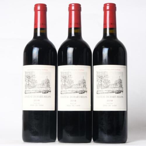 (3) 2018 Chateau Duhart-Milon 4eme Cru Classe, Pauillac