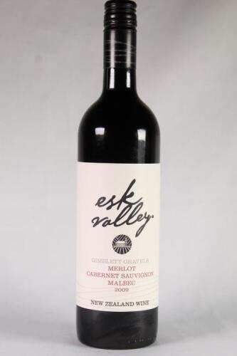 (1) 2009 Esk Valley Merlot/Cabernet Sauvignon/Malbec, Hawkes Bay
