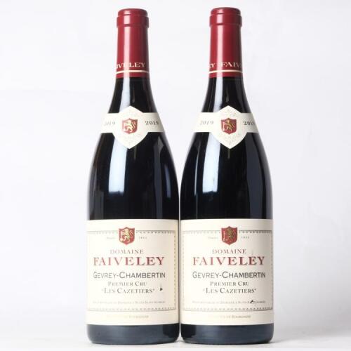 (2) 2019 Domaine Faiveley Gevrey-Chambertin Les Cazetiers 1er Cru, Cote de Nuits