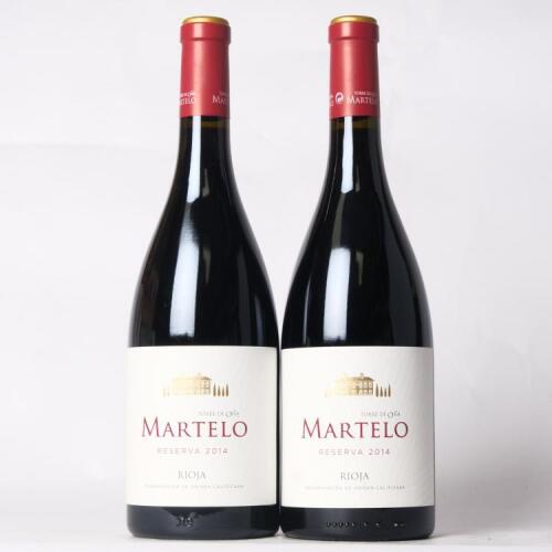 (2) 2014 Torre de Ona Finca Martelo Reserva Rioja