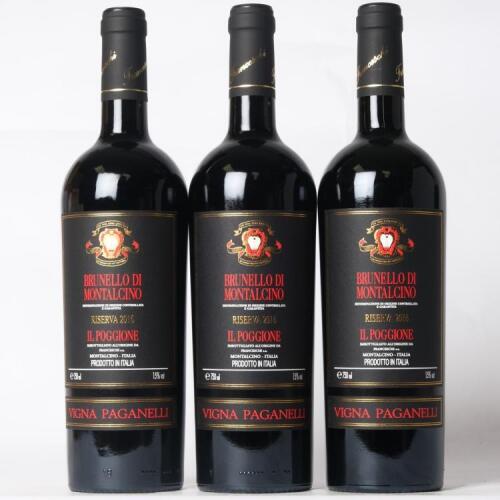 (3) 2016 Il Poggione Vigna Paganelli Brunello di Montalcino Riserva, Tuscany