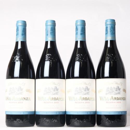 (4) 2012 La Rioja Alta S.A. Vina Ardanza Reserva Rioja