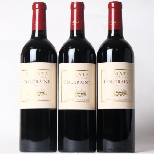 (3) 2017 Te Mata Estate Coleraine, Hawkes Bay
