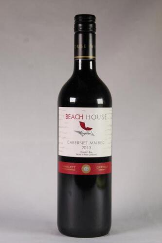 (1) 2013 Beach House Cabernet Sauvignon/Malbec, Hawkes Bay