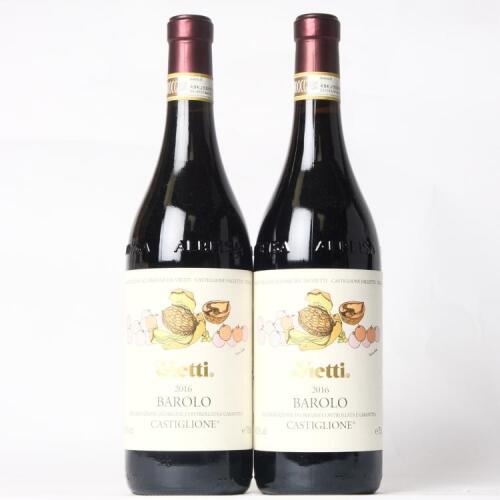 (2) 2016 Vietti Castiglione Barolo, Piedmont
