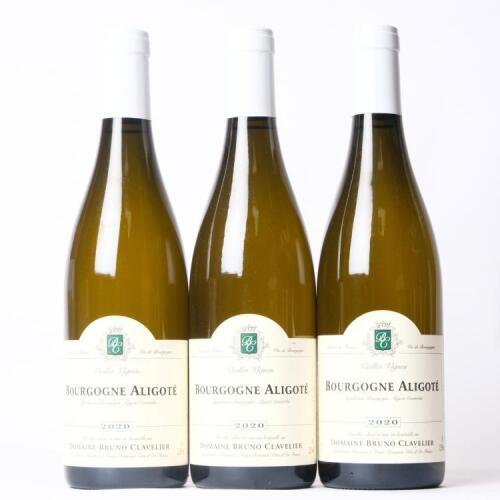 (3) 2020 Domaine Bruno Clavelier Bourgogne Aligote Vieilles Vignes