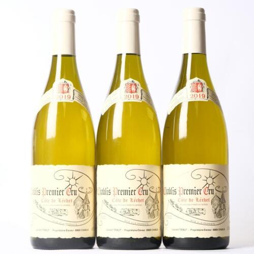 (3) 2019 Laurent Tribut Cote de Lechet 1er Cru, Chablis