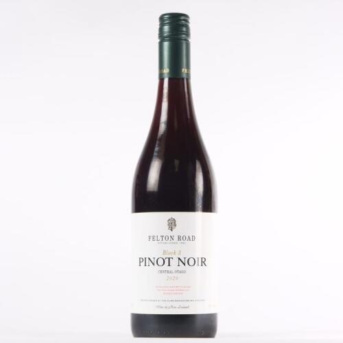 (1) 2020 Felton Road Block 3 Pinot Noir, Bannockburn