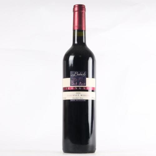 (1) 2000 Babich Irongate Cabernet Sauvignon/Merlot, Hawkes Bay