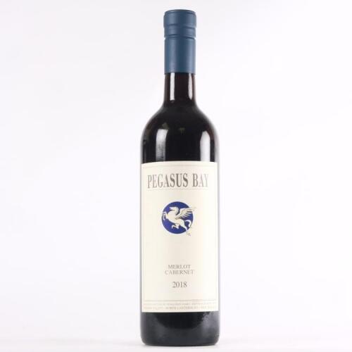(1) 2018 Pegasus Bay Merlot/Cabernet Sauvignon, Waipara