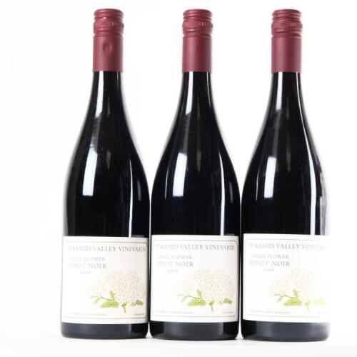 (3) 2006 Pyramid Valley Vineyards Angel Flower Pinot Noir, Waikari