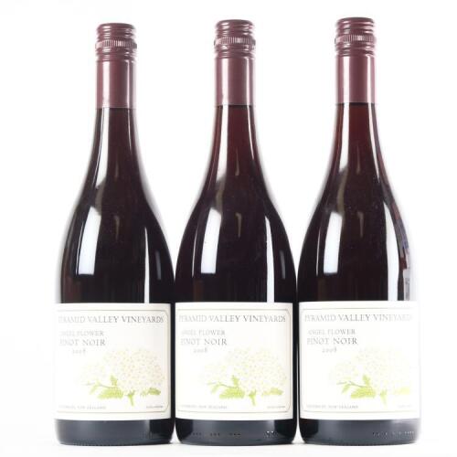 (3) 2008 Angel Flower Pinot Noir, Waikari
