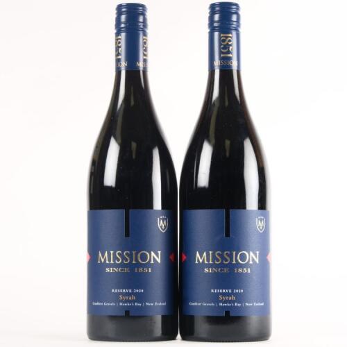 (2) 2020 Mission Estate Reserve Syrah, Gimblett Gravels