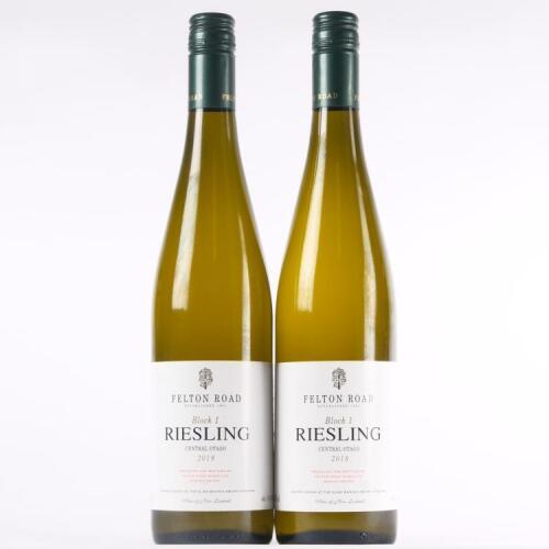 (2) 2018 Felton Road Block 1 Riesling, Bannockburn