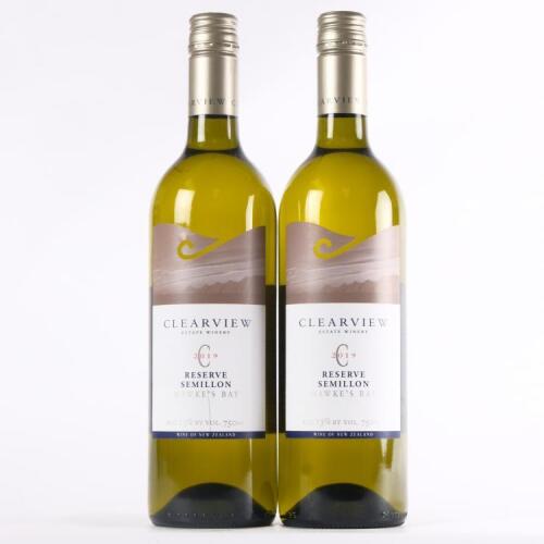 (2) 2019 Clearview Estate Reserve Semillon, Hawkes Bay
