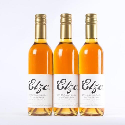 (3) 2009 Elze Late Harvest Amber Semillon 375ml, Marlborough