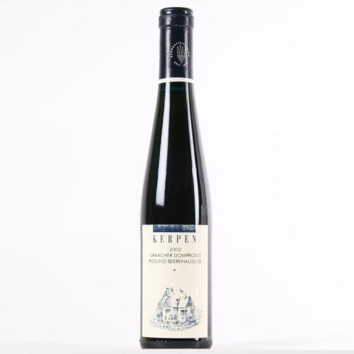 (1) 2003 Kerpen Graacher Domprobst Riesling Beerenauslese 1 star 375ml, Mosel Saar Ruwer