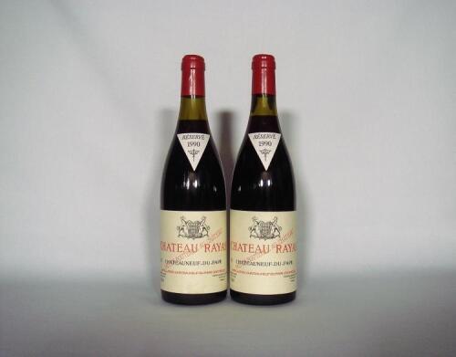 (2) 1990 Chateau Rayas Chateauneuf du Pape, Rhone