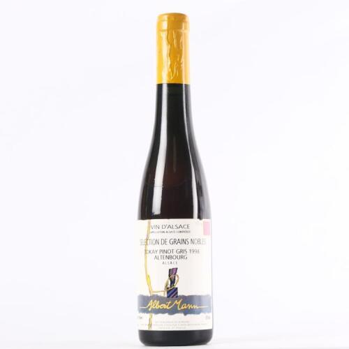 (1) 1998 Albert Mann Altenbourg Tokay Pinot Gris Selection de Grains Nobles 375ml