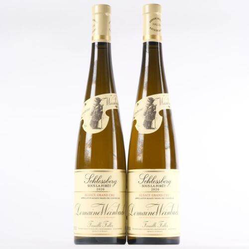 (2) 2020 Domaine Weinbach Riesling Schlossberg Sous La Foret Grand Cru