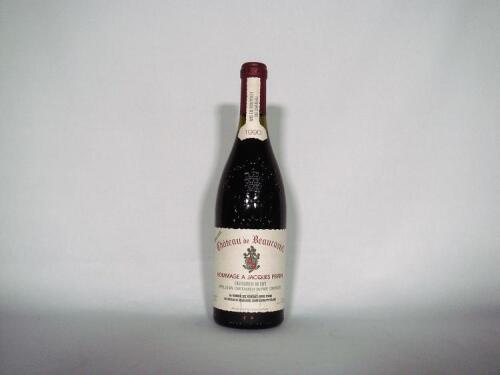 (1) 1990 Chateau de Beaucastel Chateauneuf du Pape Hommage Jacques Perrin, Rhone