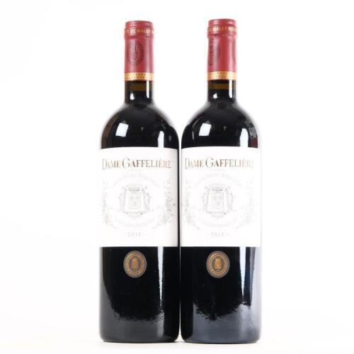 (2) 2015 Dame Gaffeliere Comte de Malet Roquefort, St Emilion